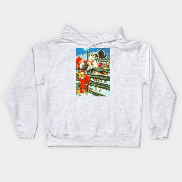 “Billy Goat Helper” by Jenny Nystrom Kids Hoodie by PatricianneK